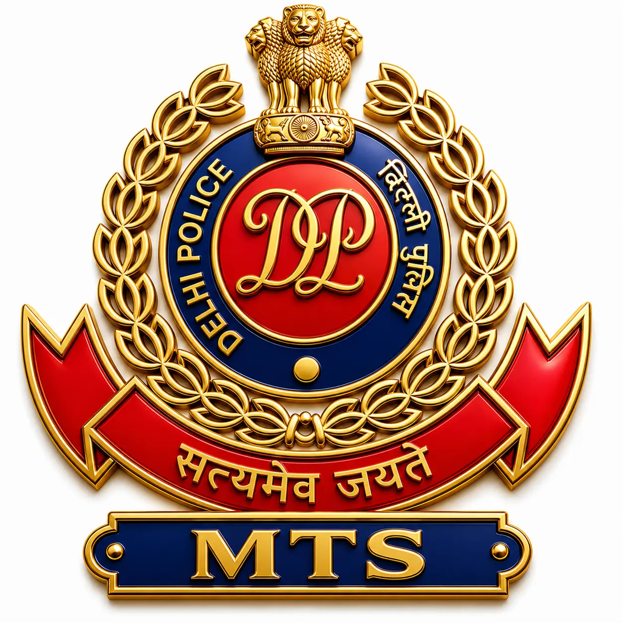 Delhi Police MTS Exam Logo