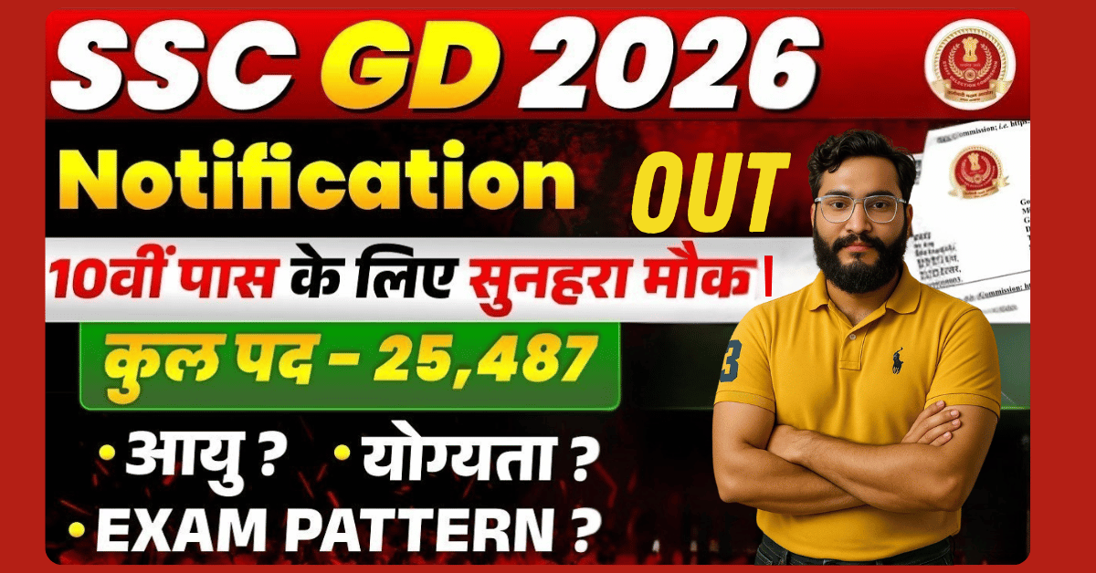 SSC GD Vacancy 2025-26 Out, 25487 Constable Posts, Application Form Link Active at ssc.gov.in