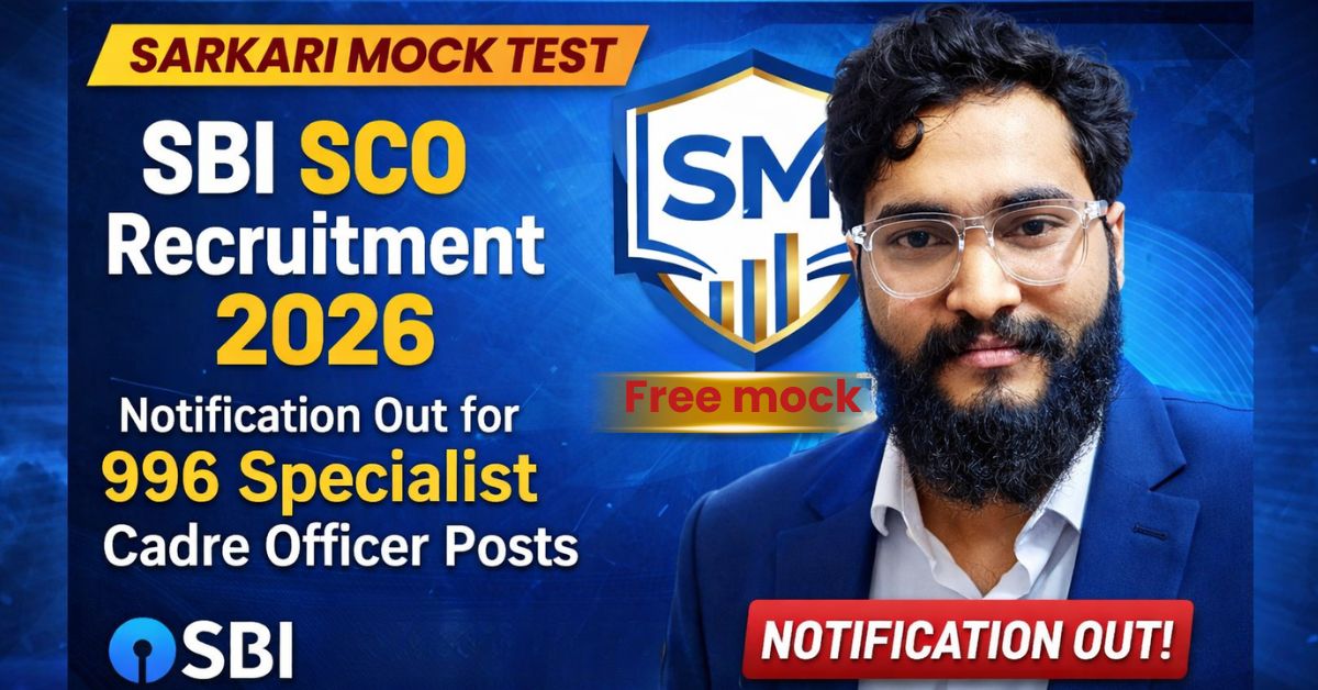 SBI Bank SO Recruitment 2026: 996 Posts, Apply Online