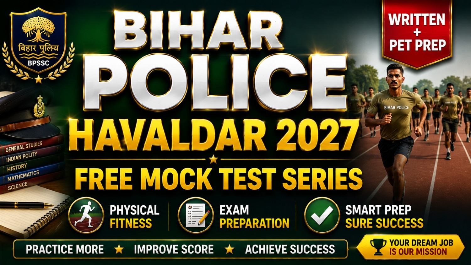 Bihar Police Havaldar 2027 Mock Test: Free PDF