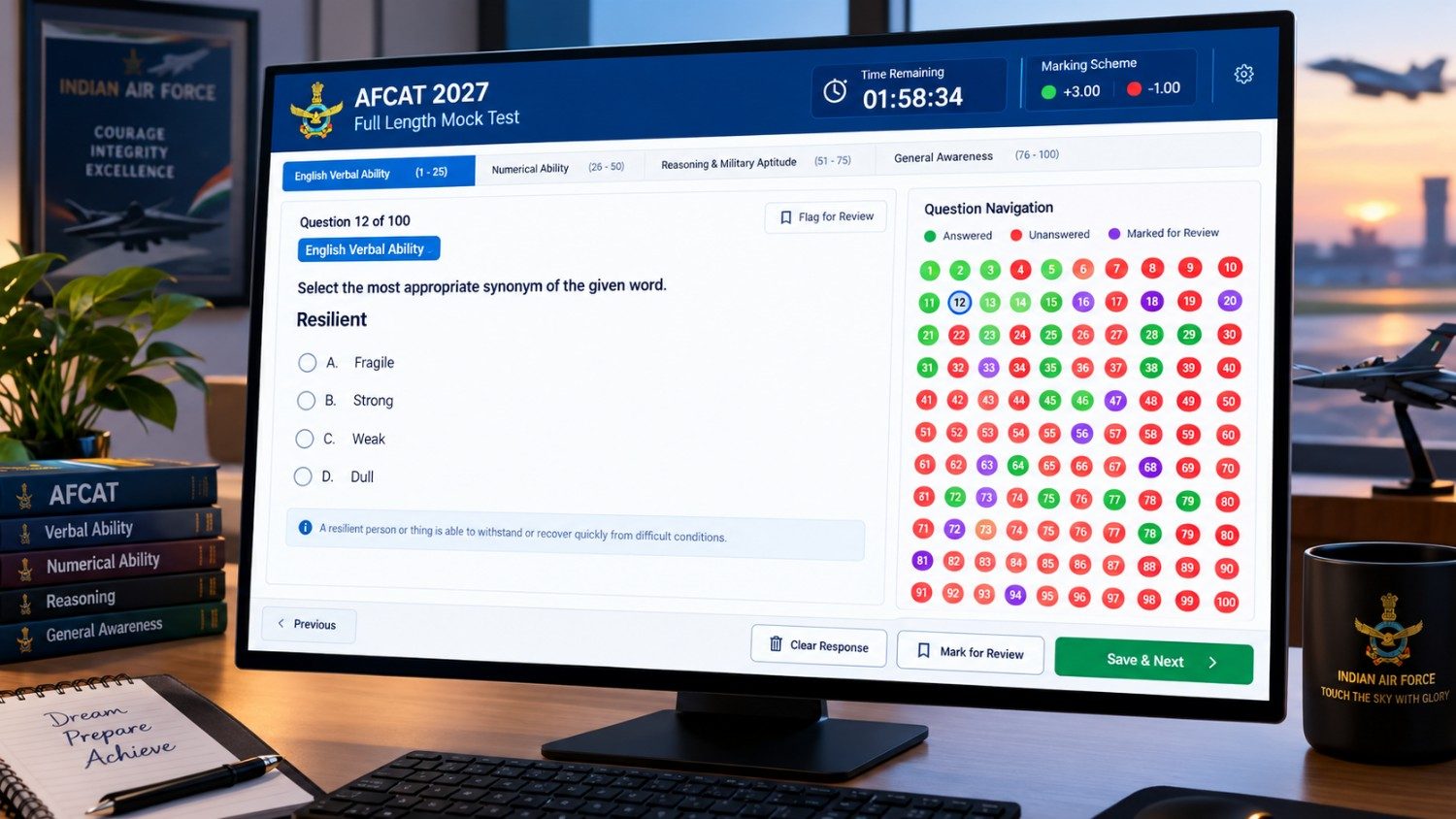 AFCAT mock test 2027