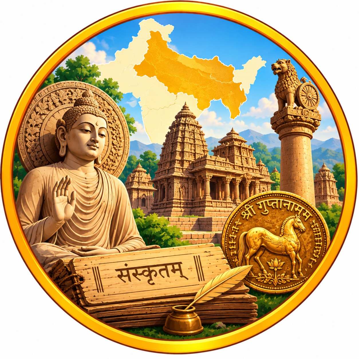Gupta Empire (गुप्त साम्राज्य का उदय)